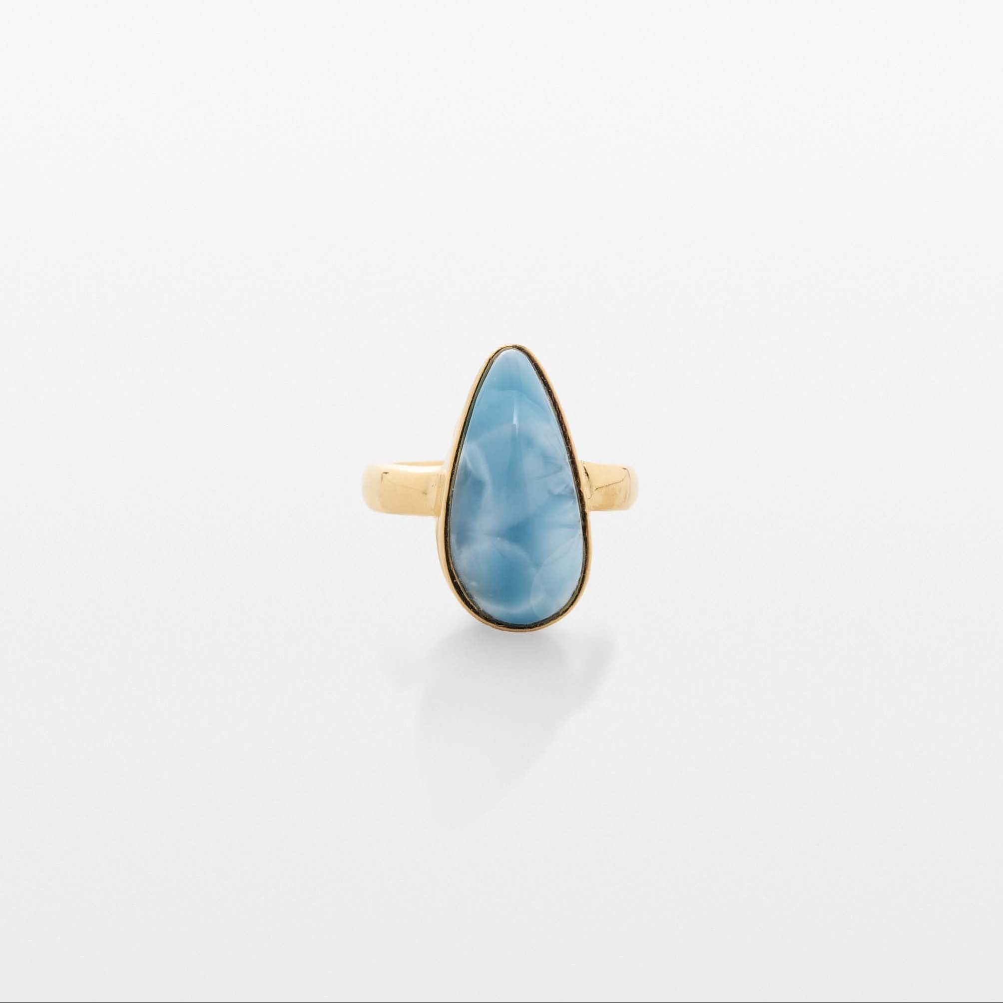 Gold Vermeil Larimar Ring Aly
