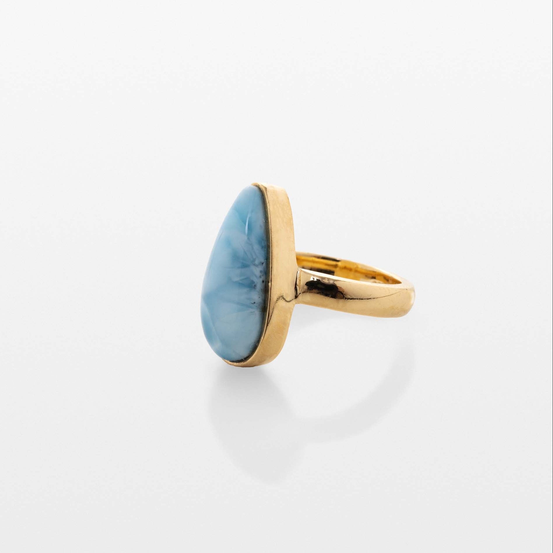 Gold Vermeil Larimar Ring Aly