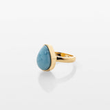 Gold Vermeil Larimar Ring Annie