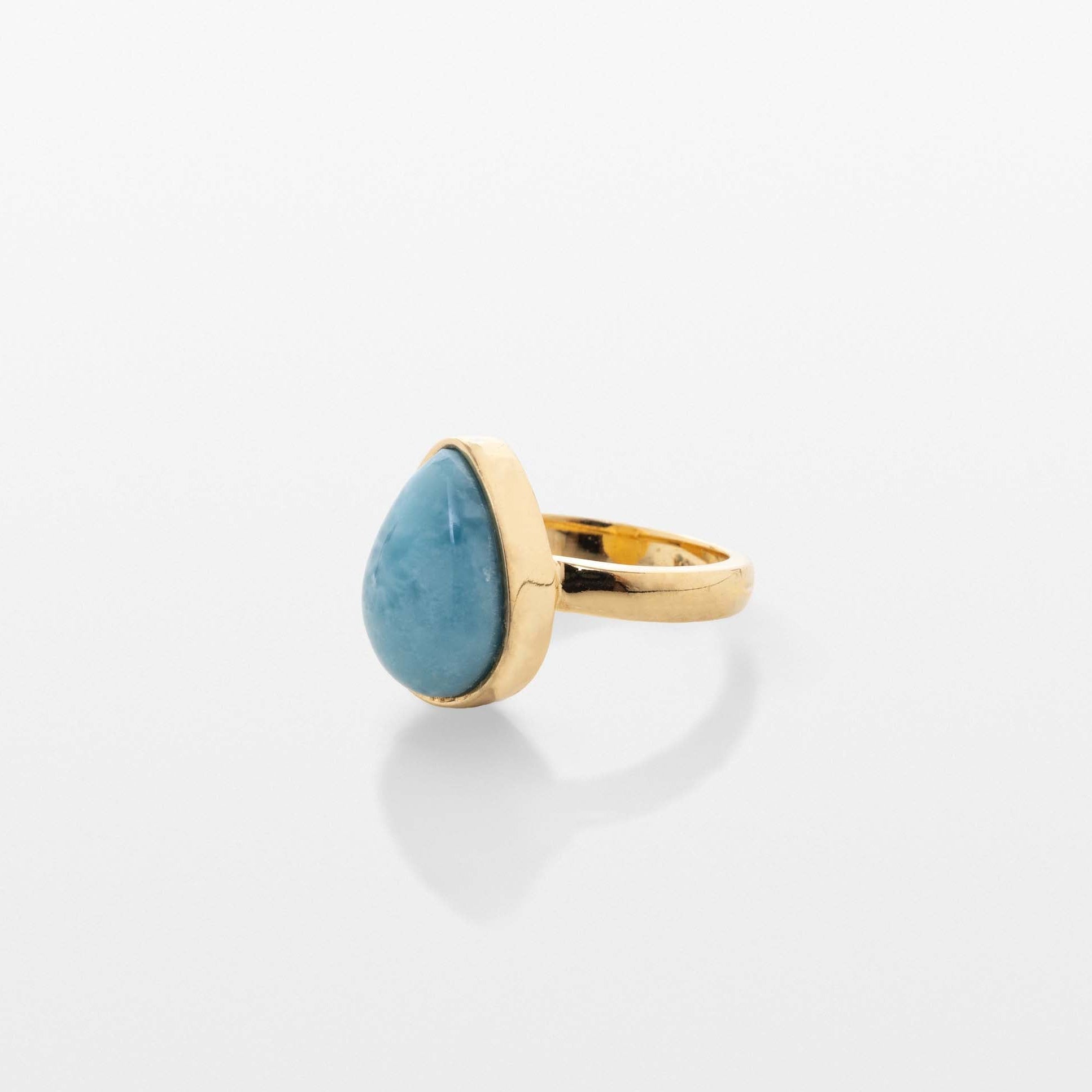 Gold Vermeil Larimar Ring Annie