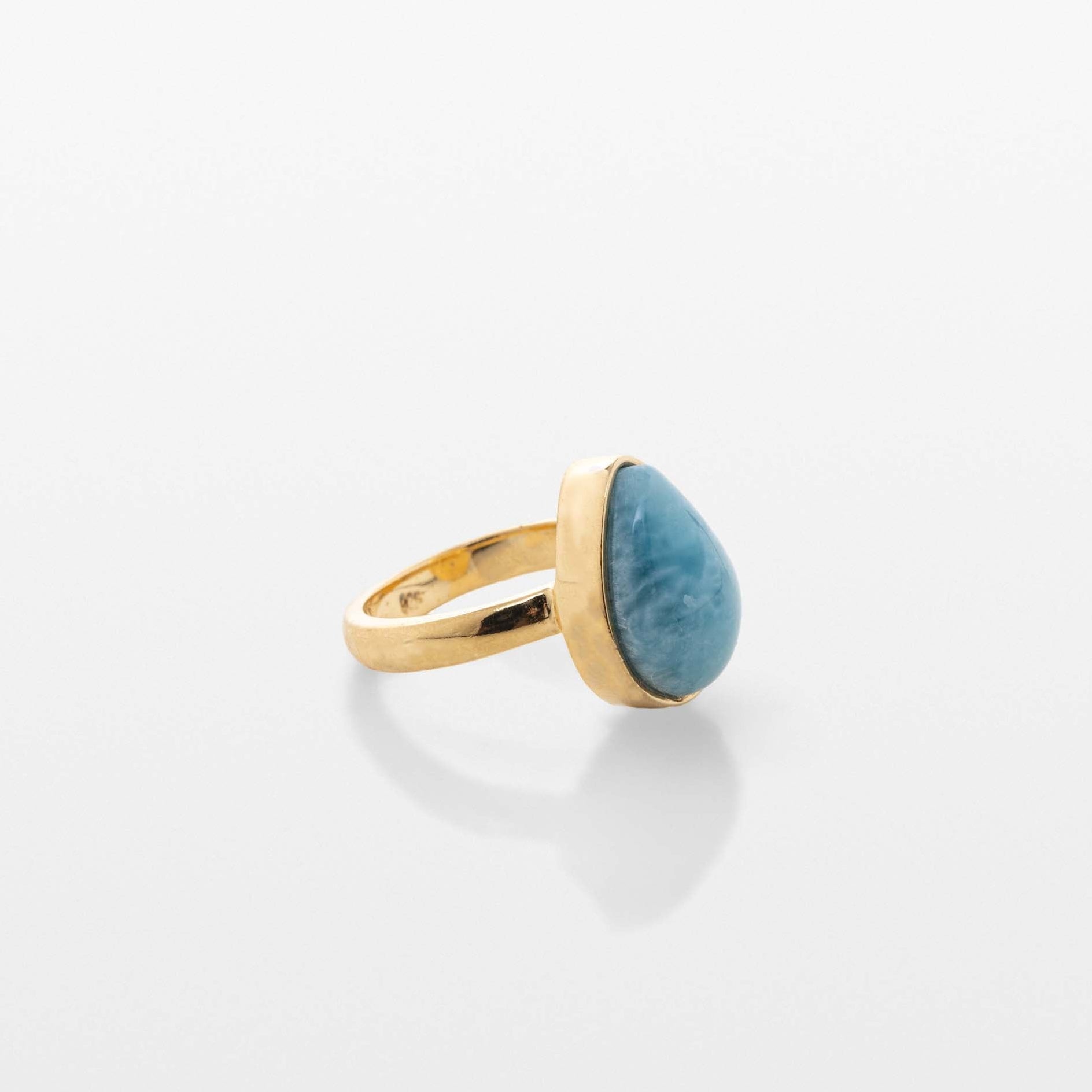 Gold Vermeil Larimar Ring Annie