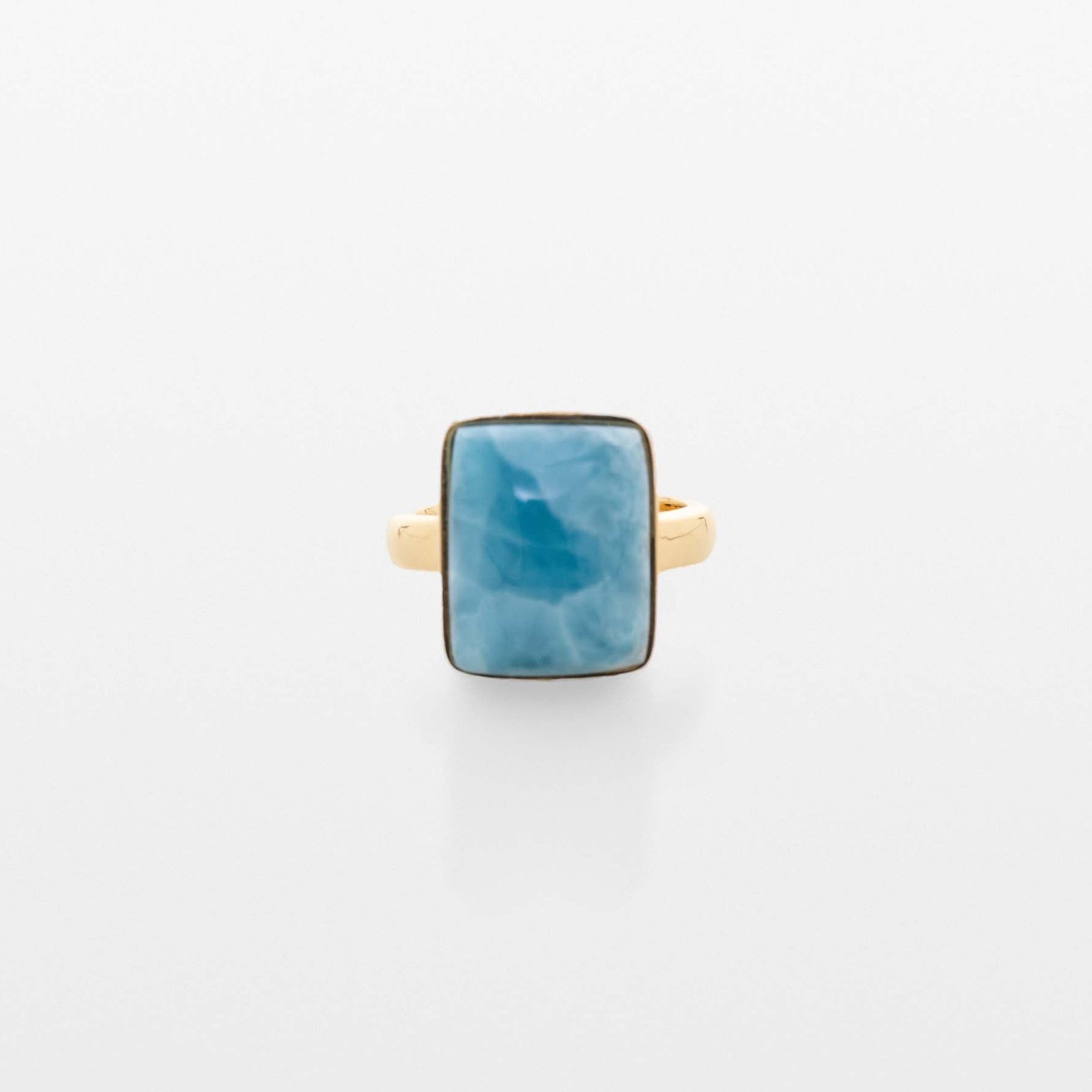 Gold Vermeil Larimar Ring Aria