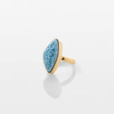Gold Vermeil Larimar Ring Ava