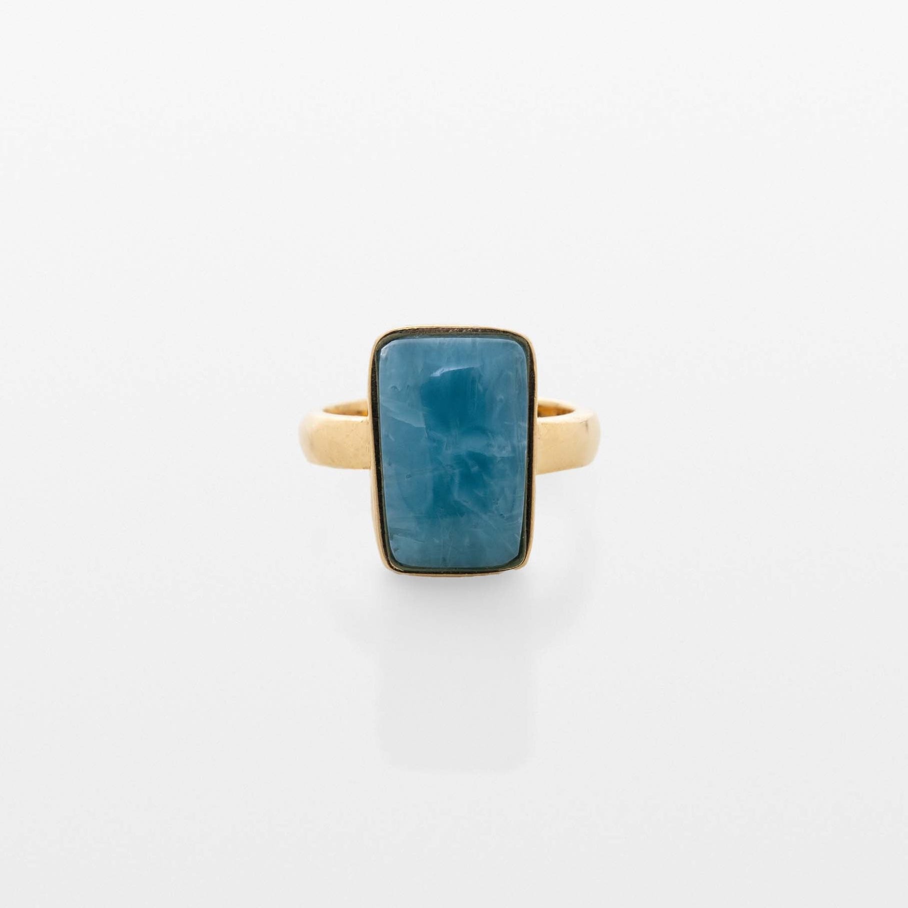 Gold Vermeil Larimar Ring Avon