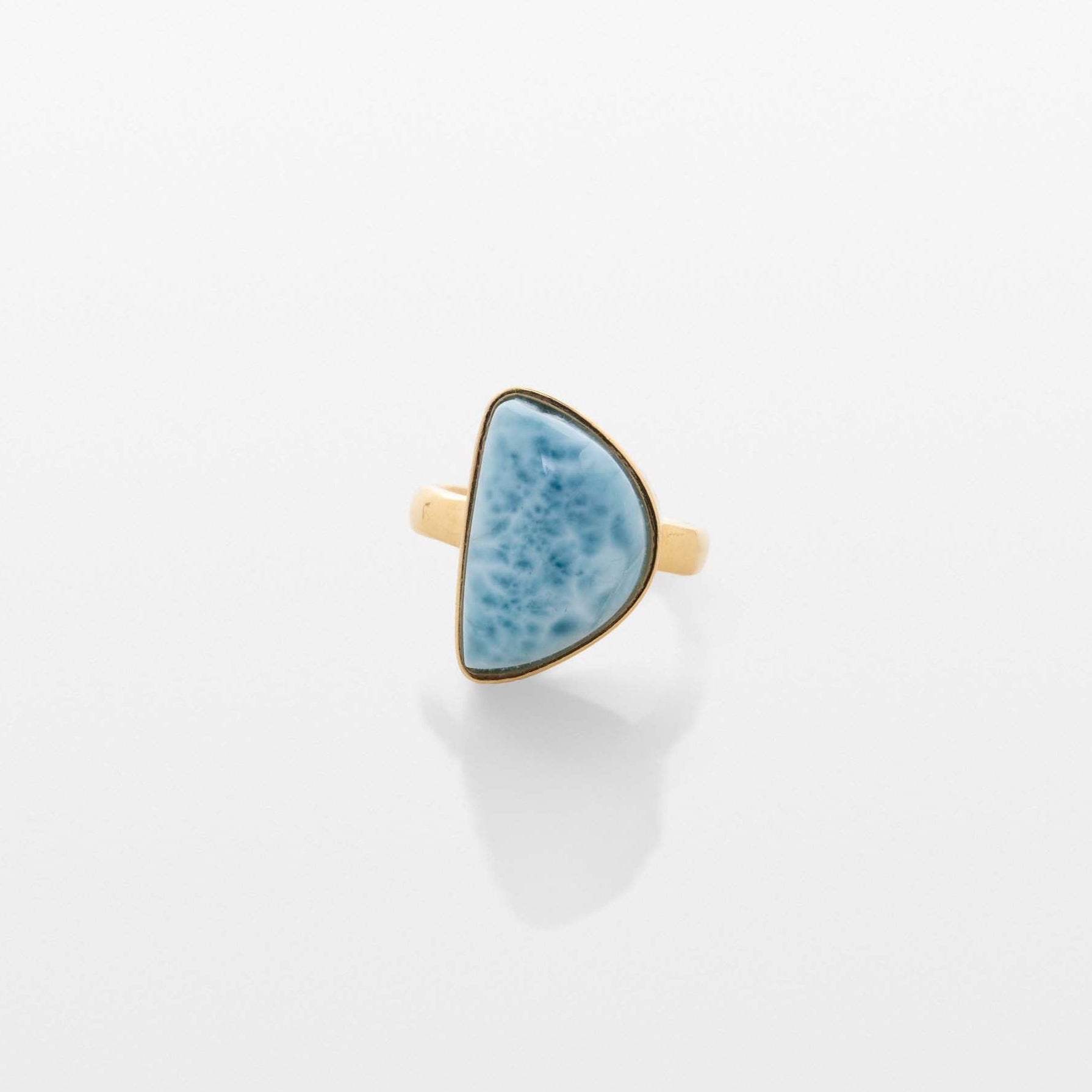 Gold Vermeil Larimar Ring Ayden