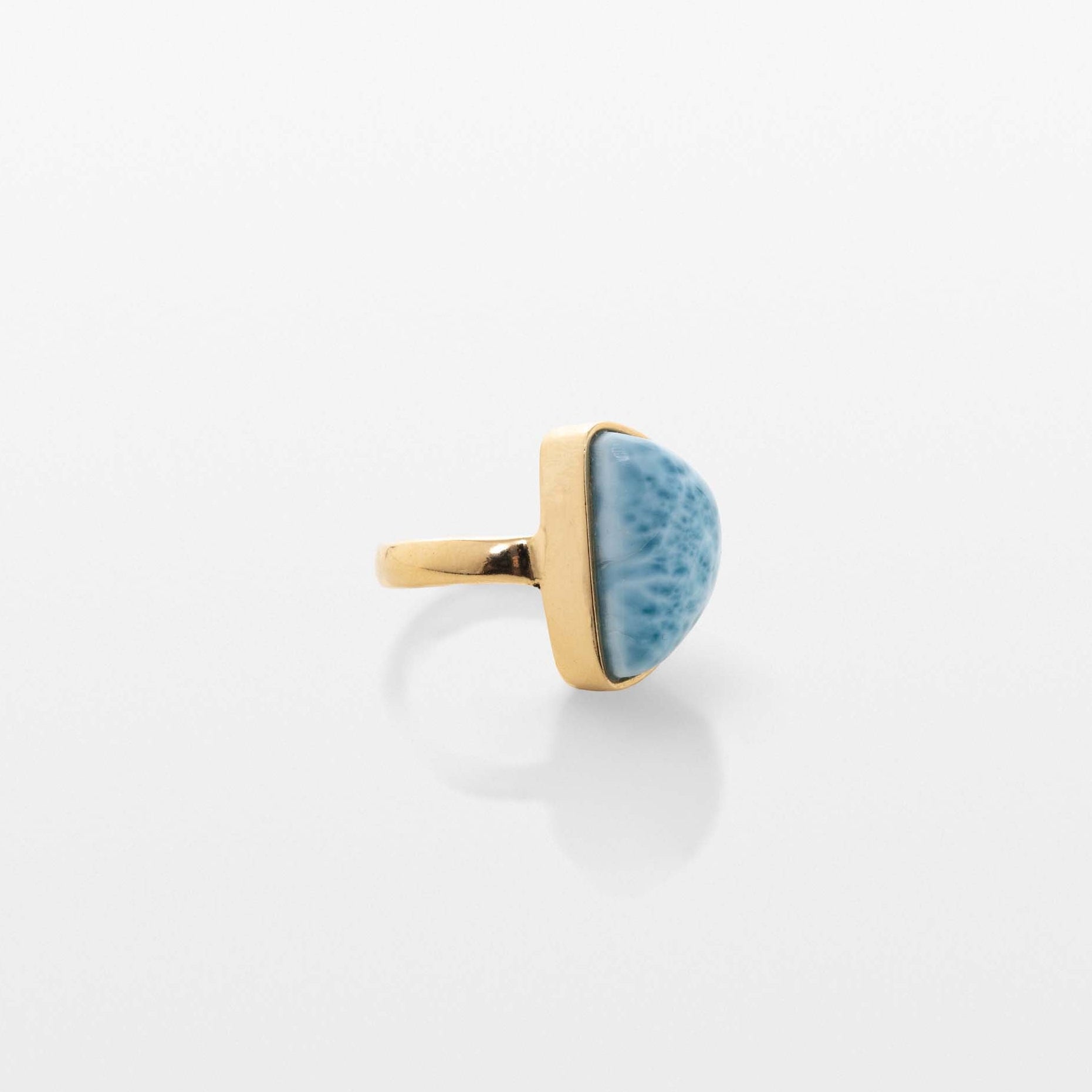 Gold Vermeil Larimar Ring Ayden