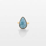 Gold Vermeil Larimar Ring Hana