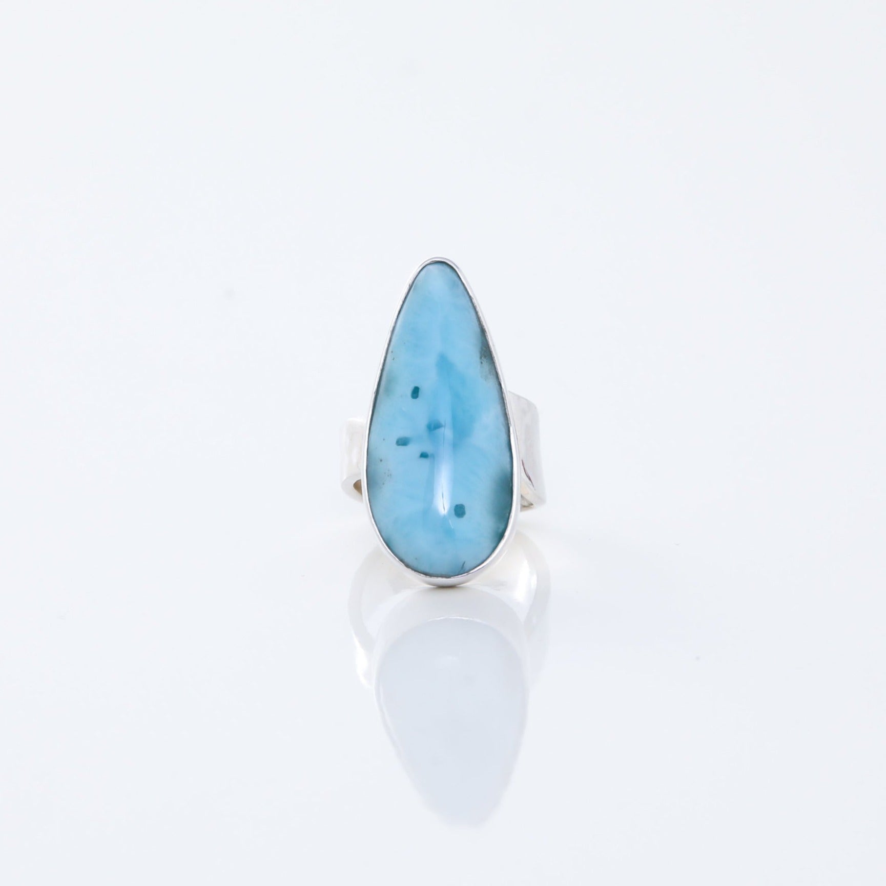 Larimar Ring Teardrop Shape for Women