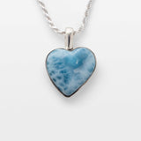 Larimar Heart Pendant Gabriella