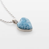 Larimar Heart Pendant Gabriella