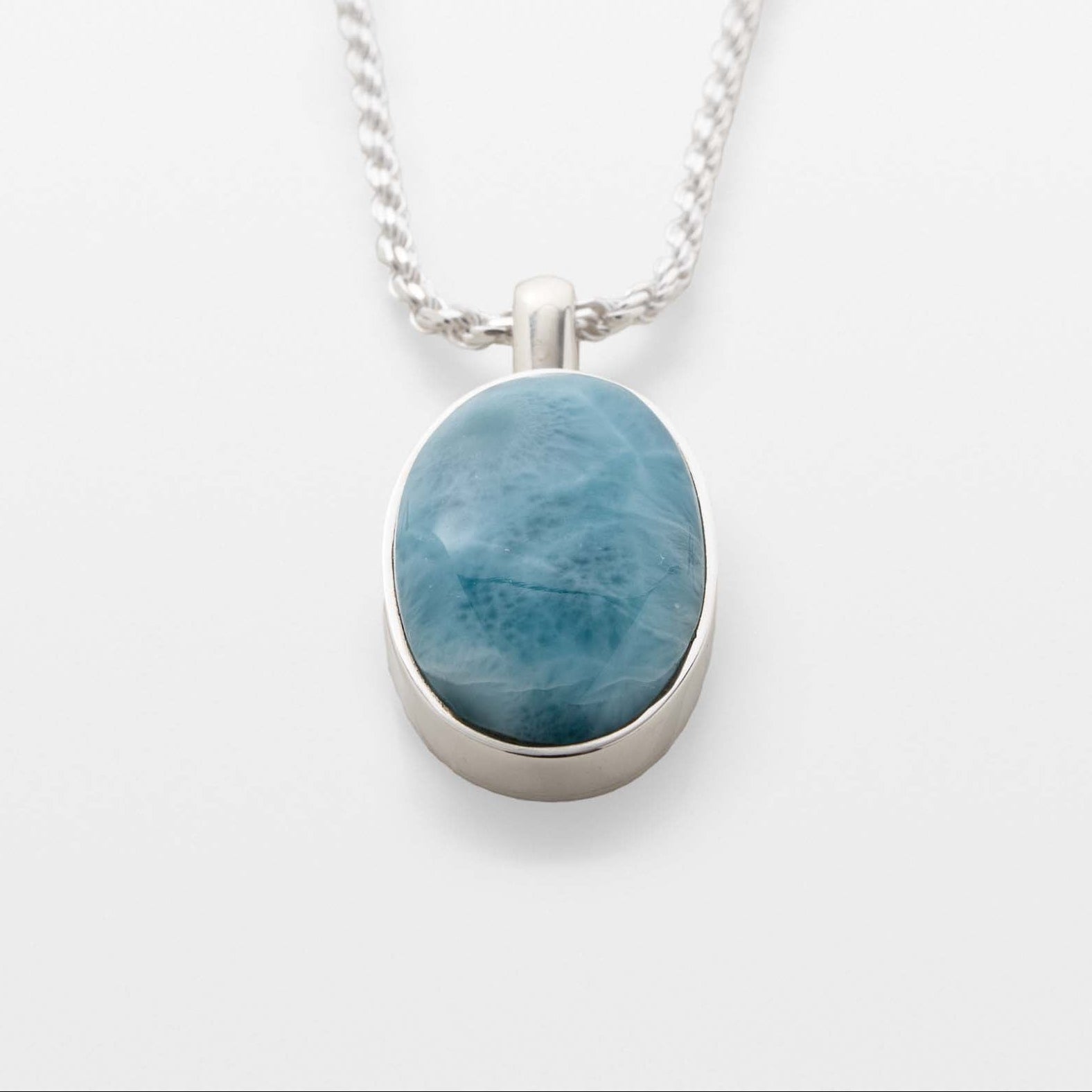 Larimar Oval Pendant Gala 