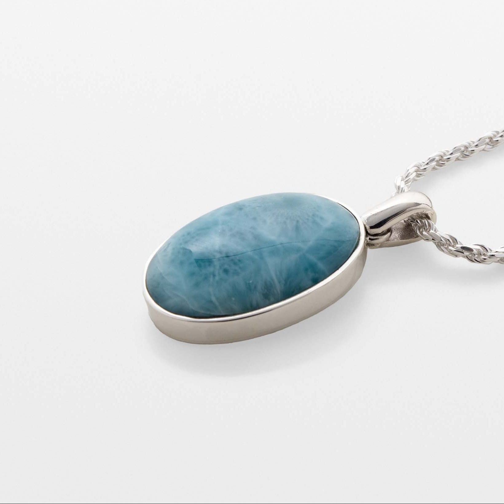 Larimar Oval Pendant Gala 