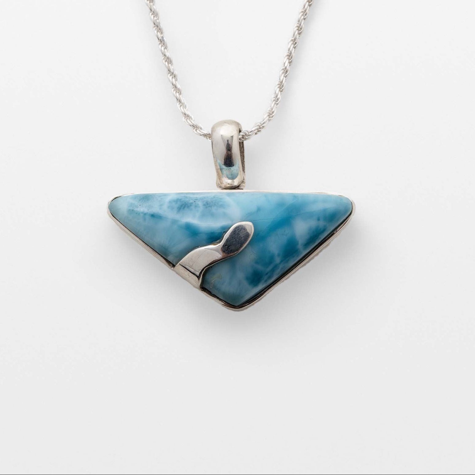 Larimar Pendant Genevive