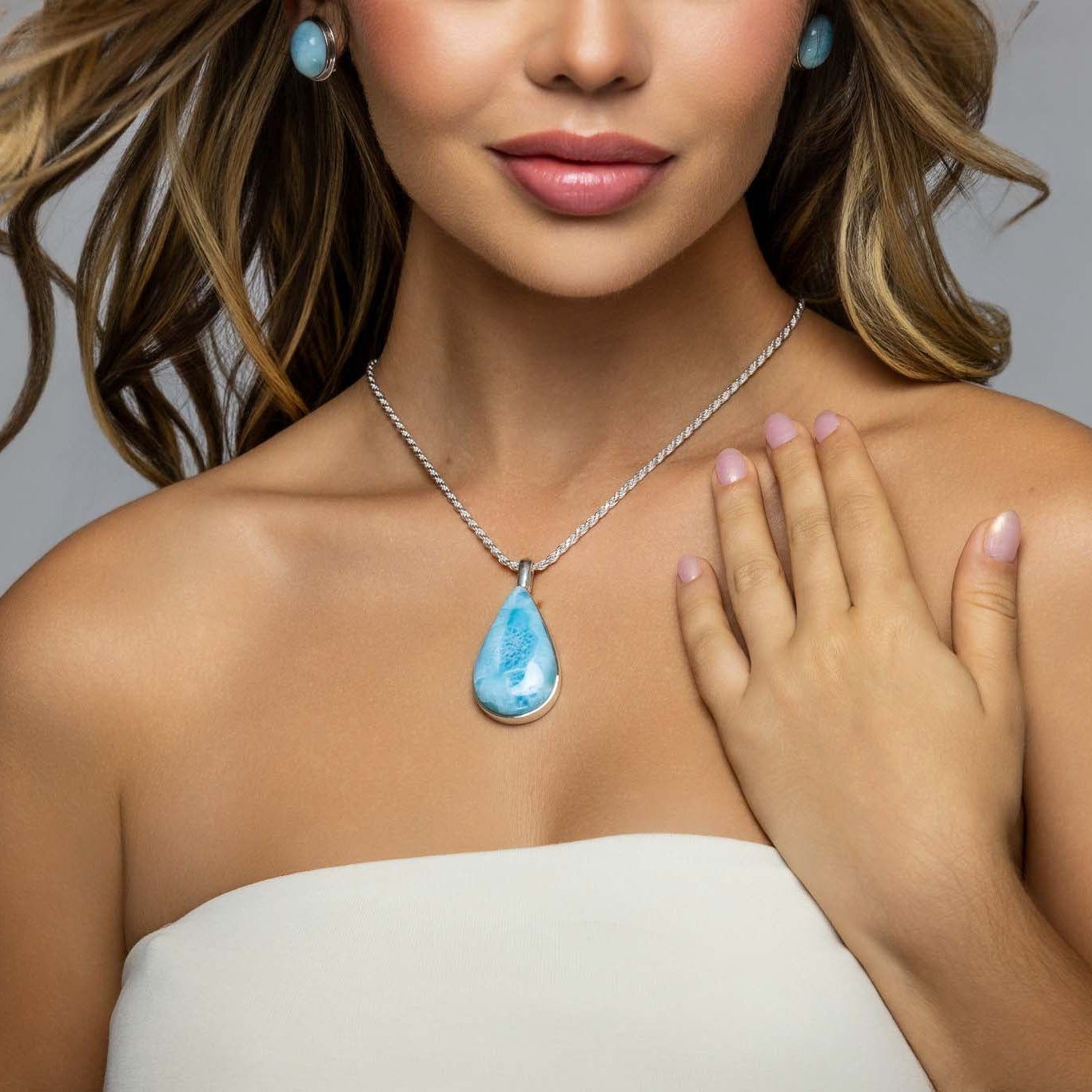 Larimar Pendant Gracie