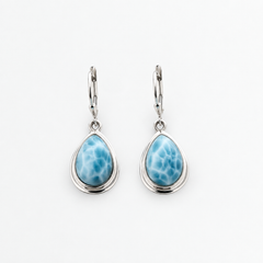 Larimar Earrings Dani Silver