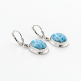 Larimar Earrings Dani Silver