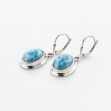 Larimar Earrings Dani Silver