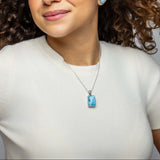 Larimar Pendant Delia