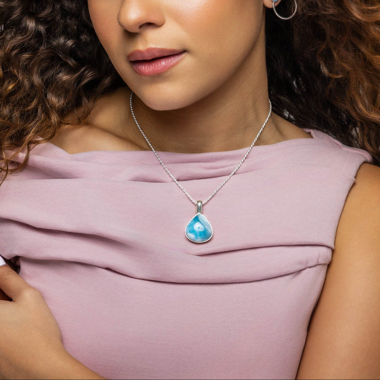 Larimar Pendant Melanie