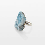 Rough Larimar Ring Gabi