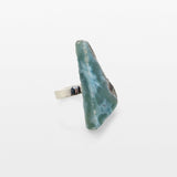 Rough Larimar Ring Giulietta