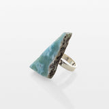 Rough Larimar Ring Giulietta