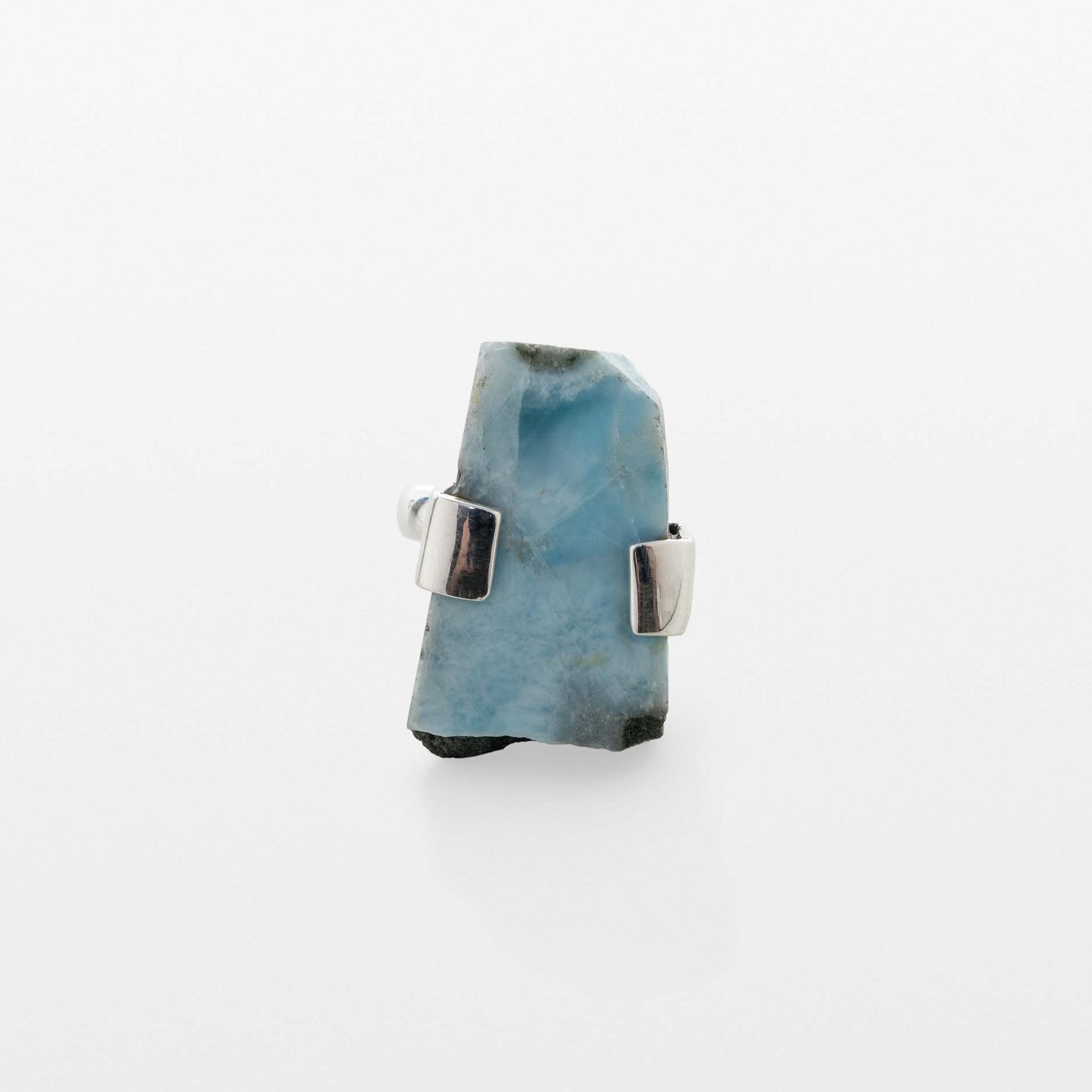 Rough Larimar Ring Gwenna