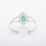 Dominican Larimar Cuff Bracelet Cloti