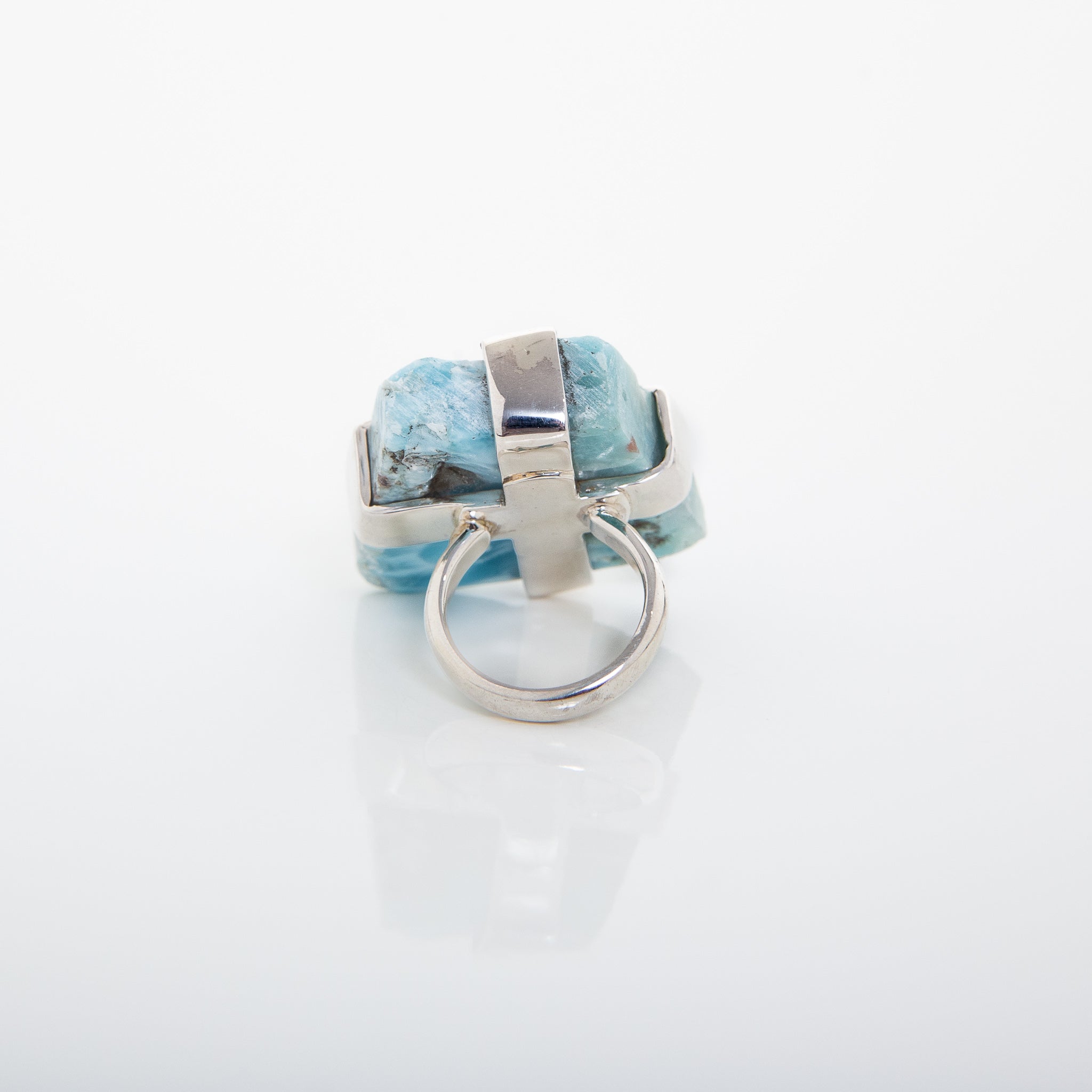 Rough Larimar Ring Yules