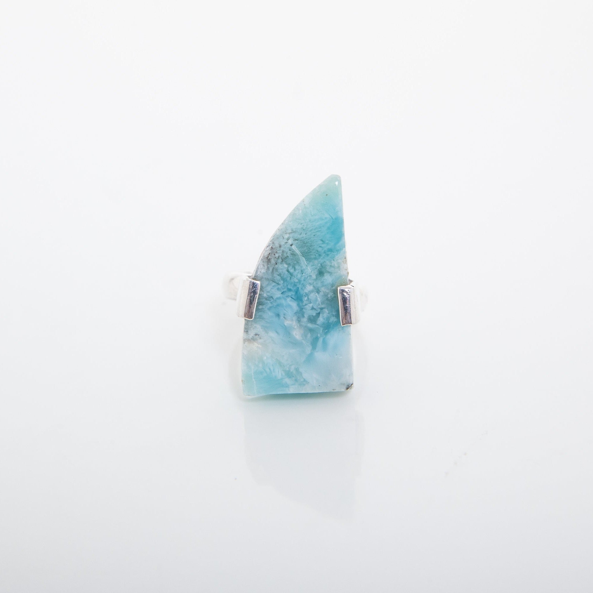 Rough Larimar Band Ring Airam