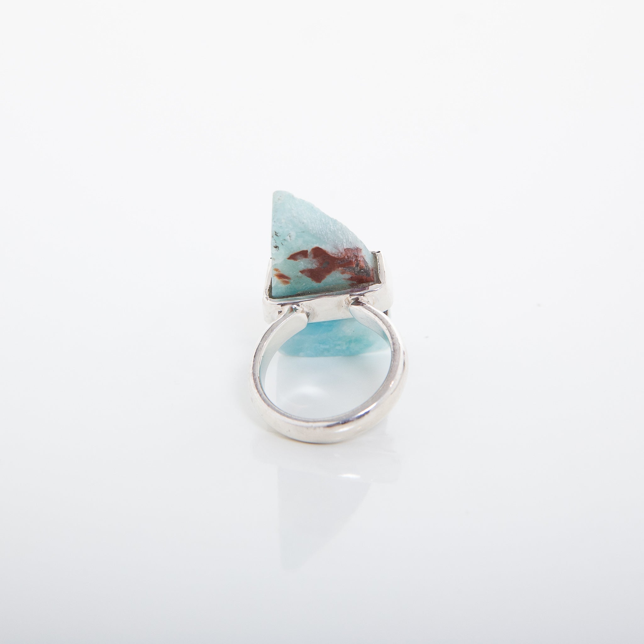 Rough Larimar Band Ring Airam