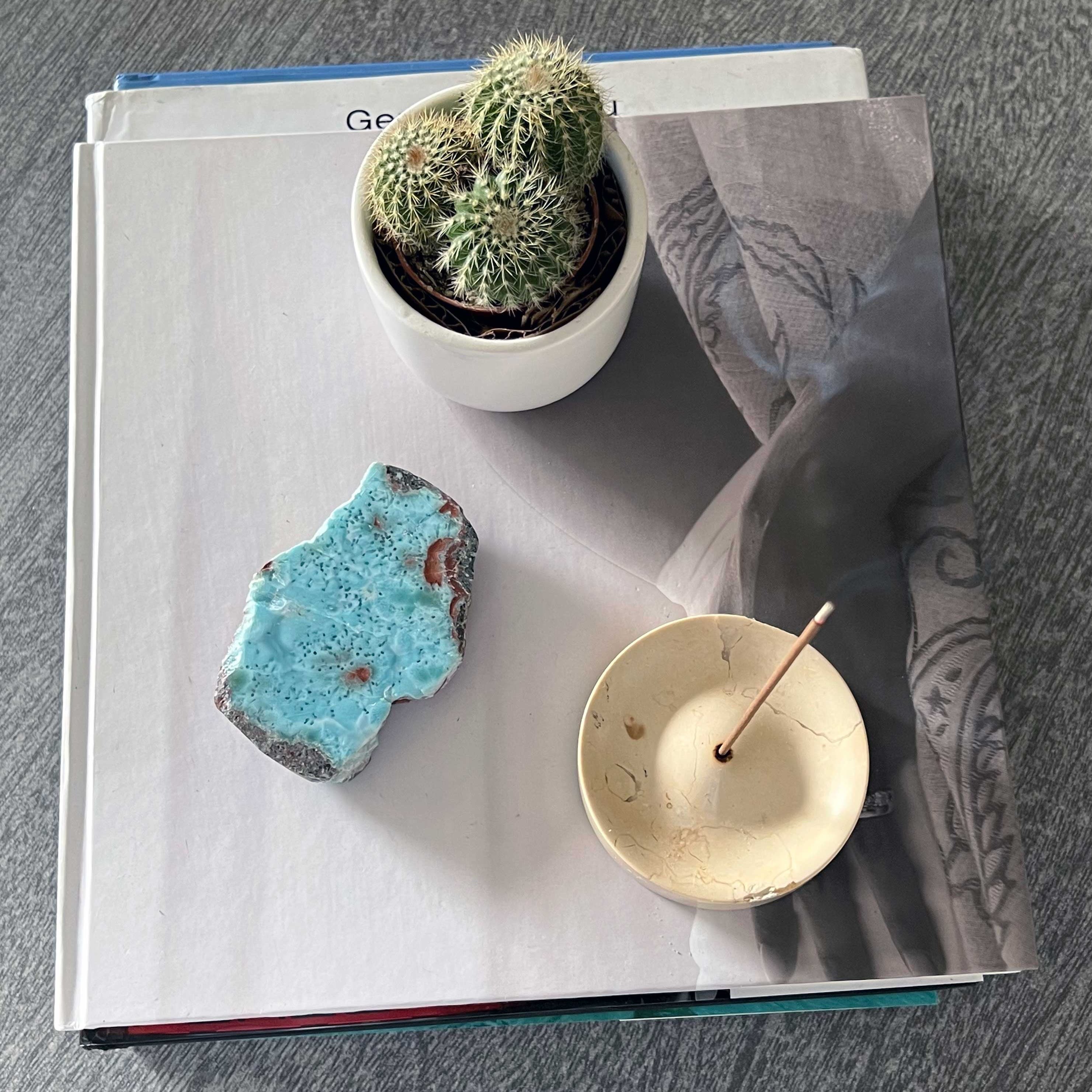 Larimar rock for your living room decoration 