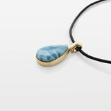 Larimar Gold Vermeil Pendant Pat