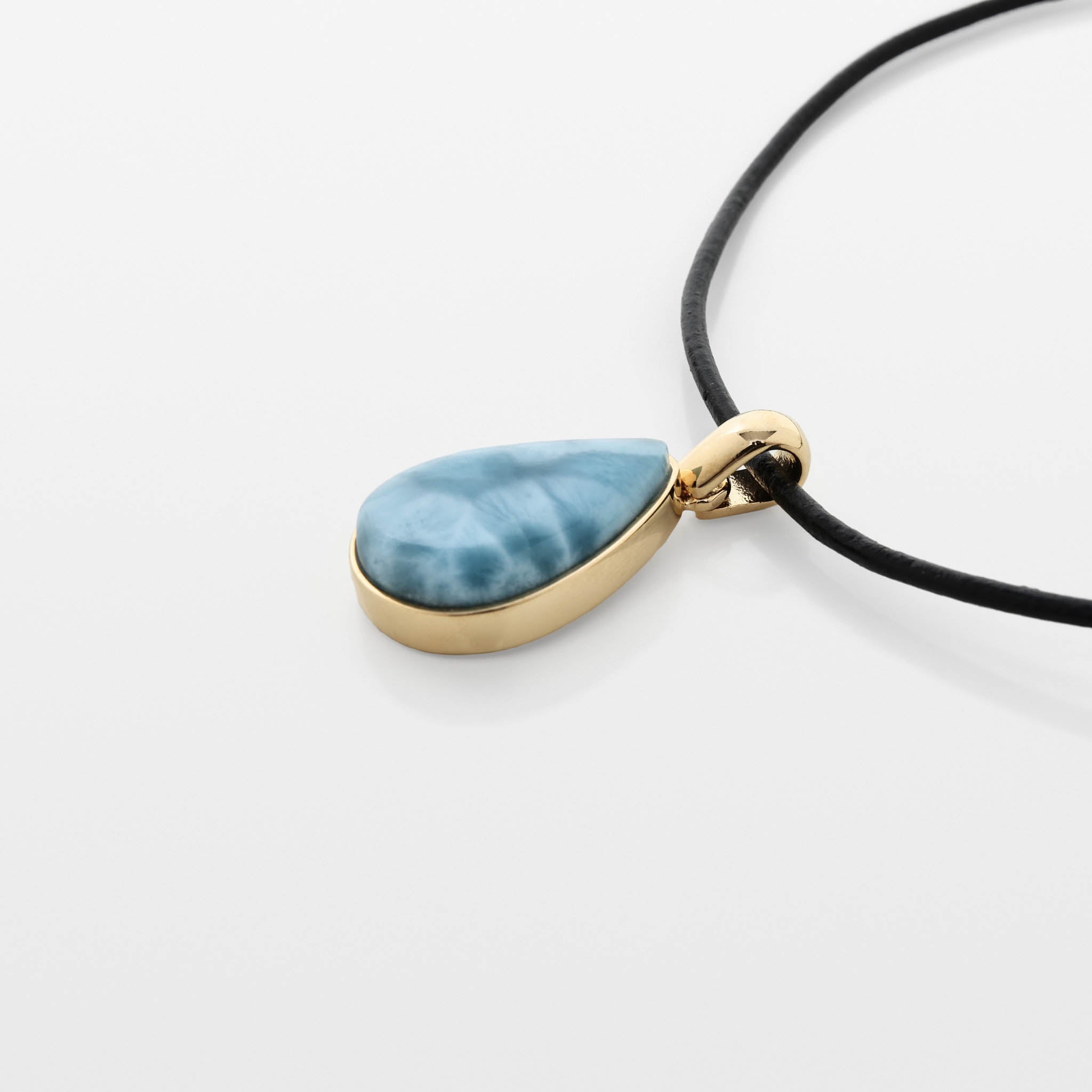 Larimar Gold Vermeil Pendant Pat