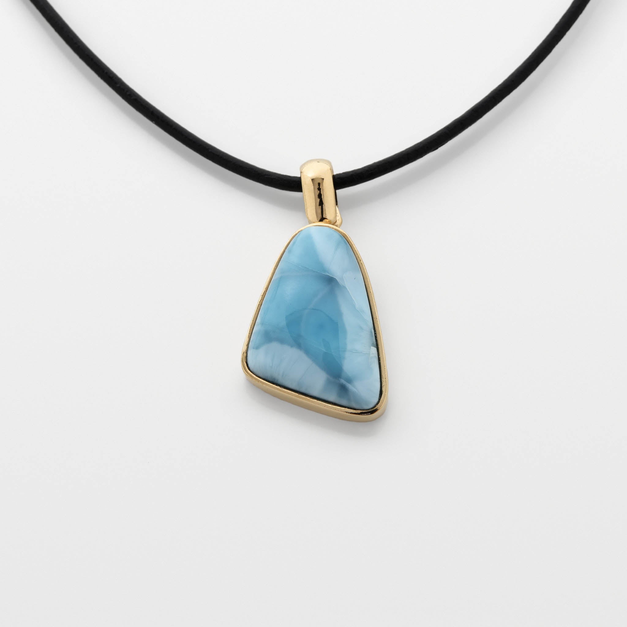 Larimar Gold Vermeil Pendant Phoebe