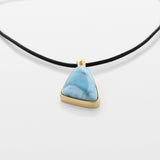 Larimar Gold Vermeil Pendant Phoebe