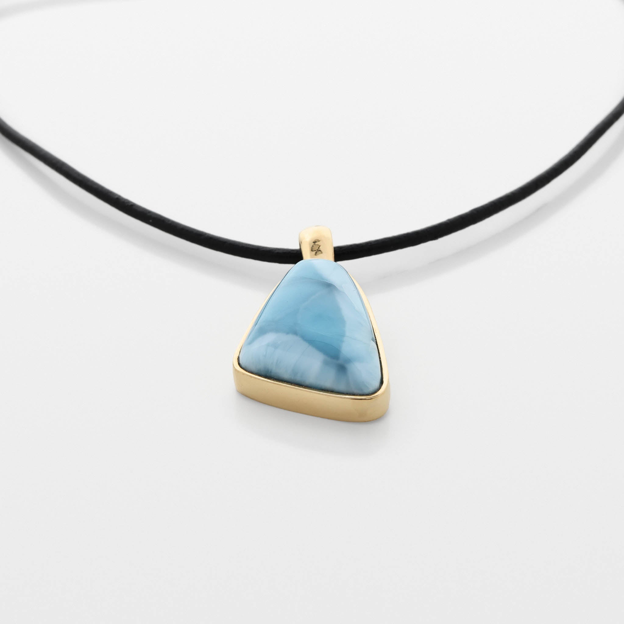 Larimar Gold Vermeil Pendant Phoebe