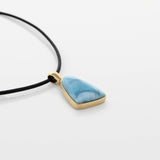 Larimar Gold Vermeil Pendant Phoebe