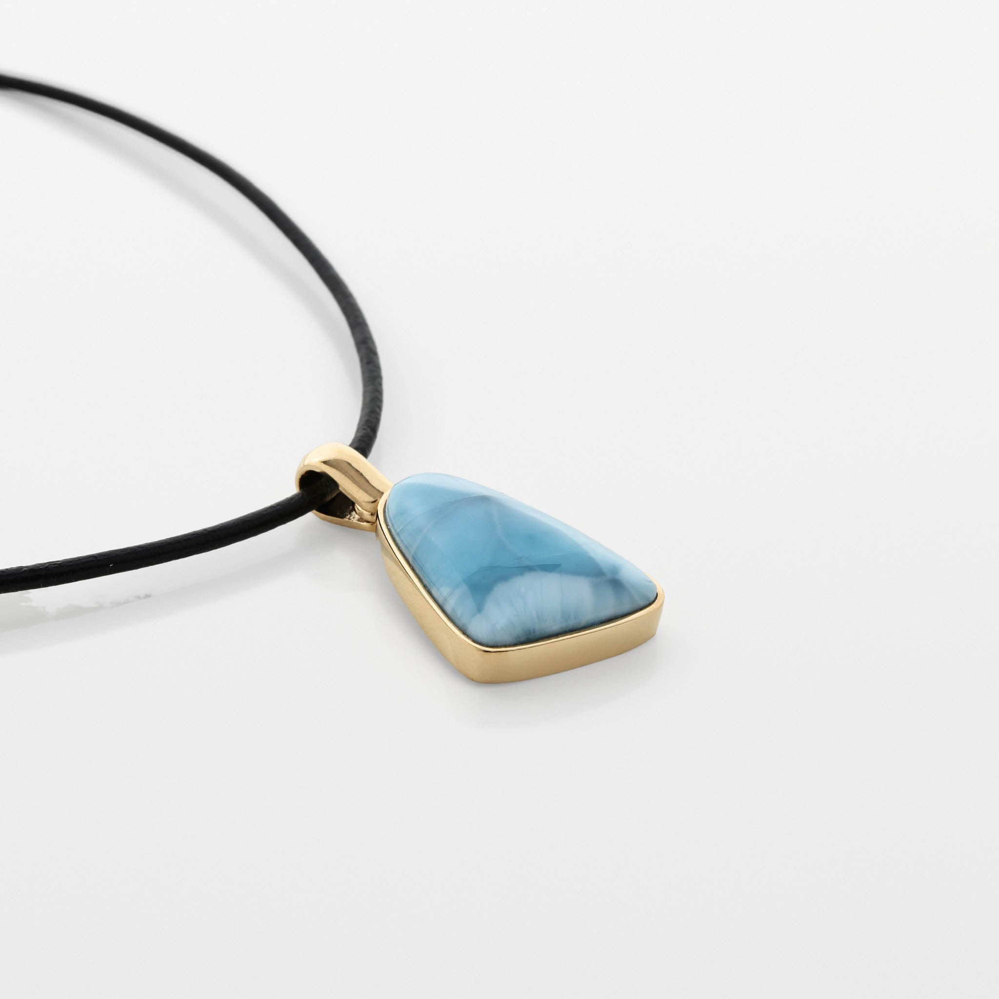 Larimar Gold Vermeil Pendant Phoebe