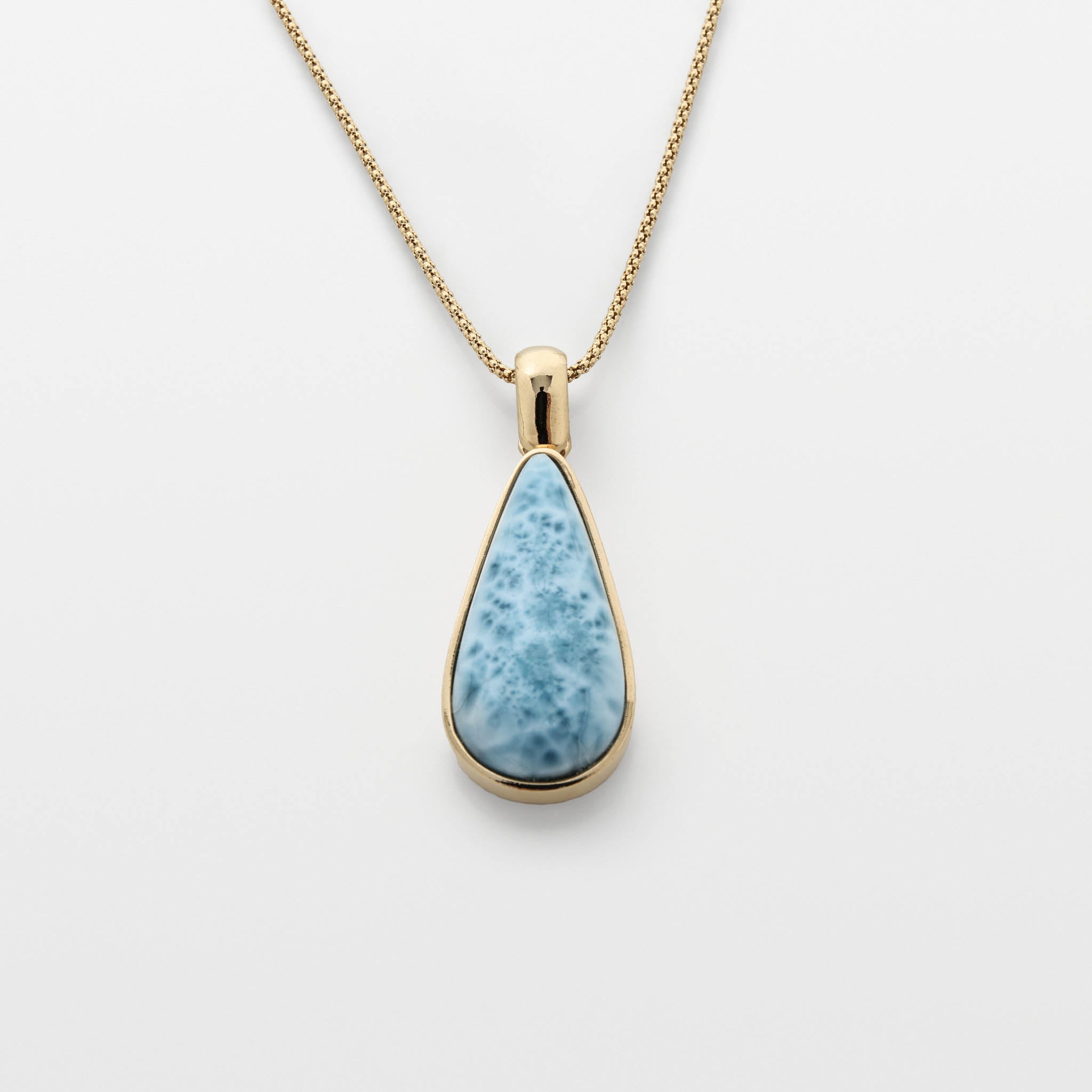 Larimar Gold Vermeil Pendant Beth