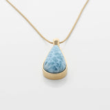 Larimar Gold Vermeil Pendant Beth
