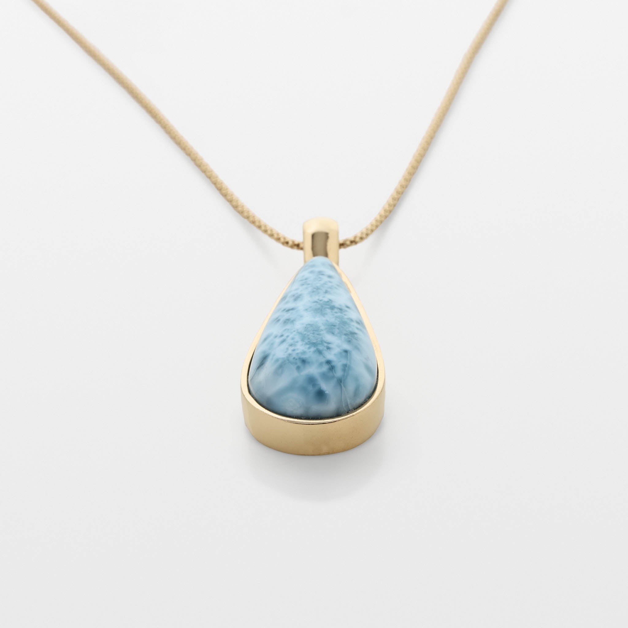 Larimar Gold Vermeil Pendant Beth