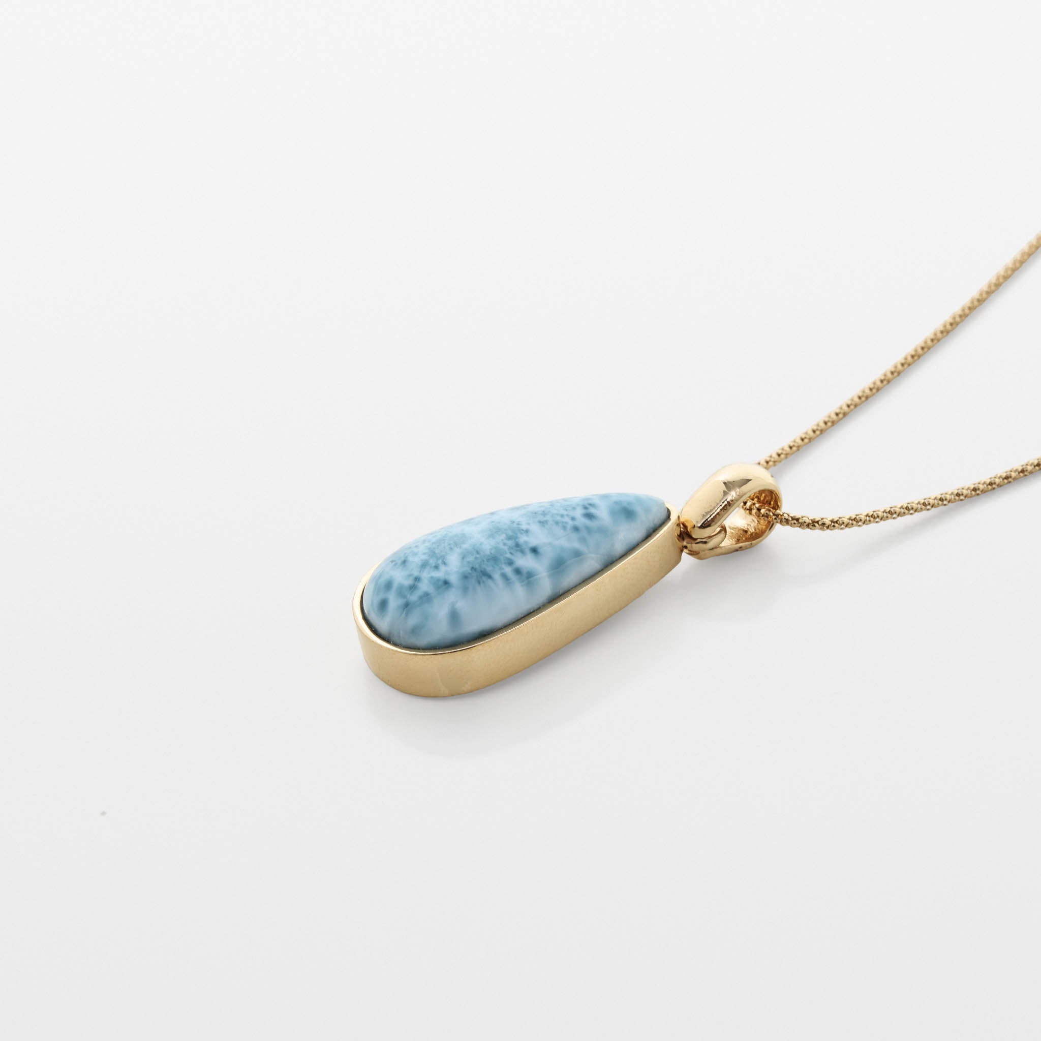Larimar Gold Vermeil Pendant Beth