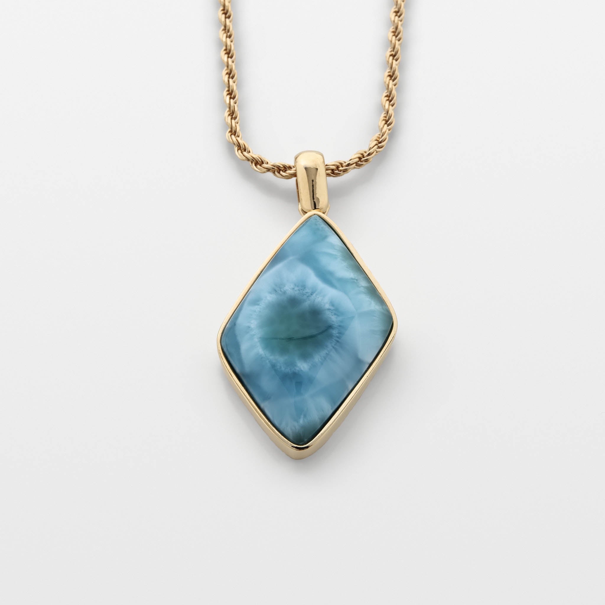 Larimar Gold Vermeil Pendant Blair