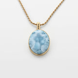 Larimar Gold Vermeil Pendant Blake