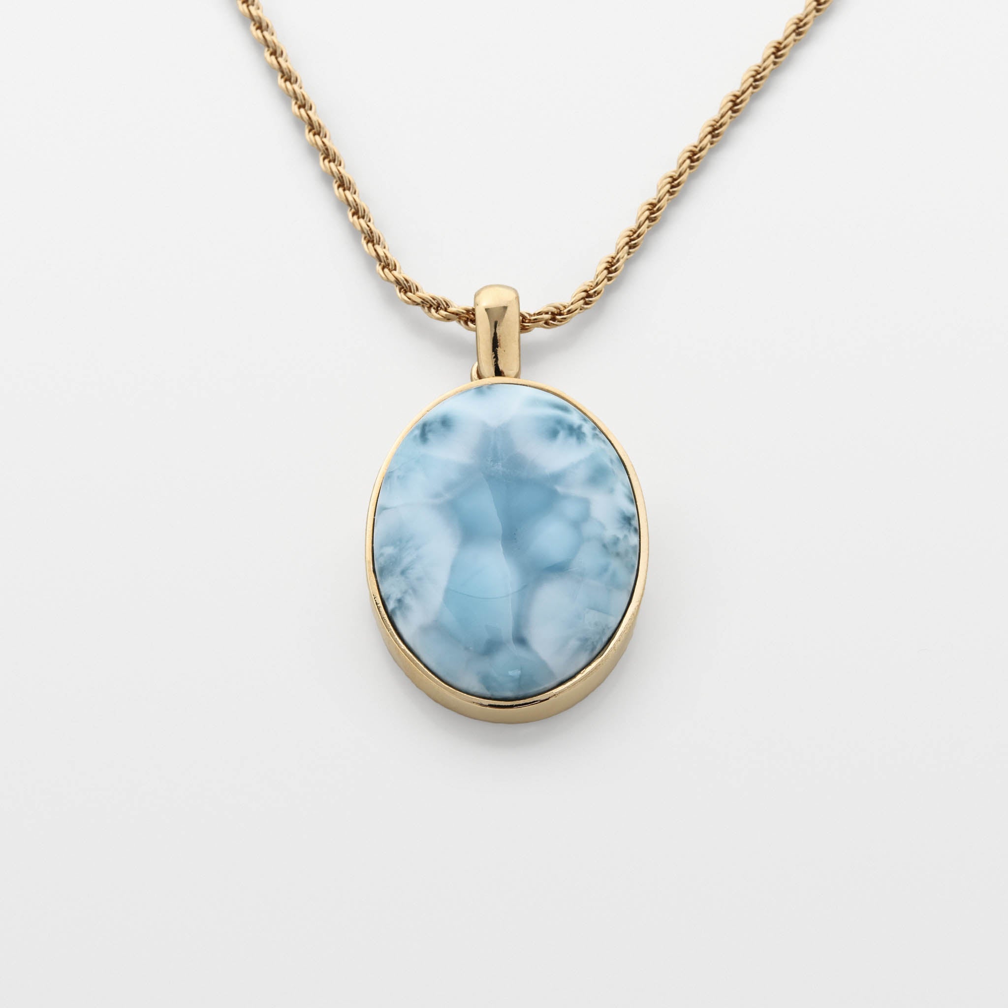 Larimar Gold Vermeil Pendant Blake