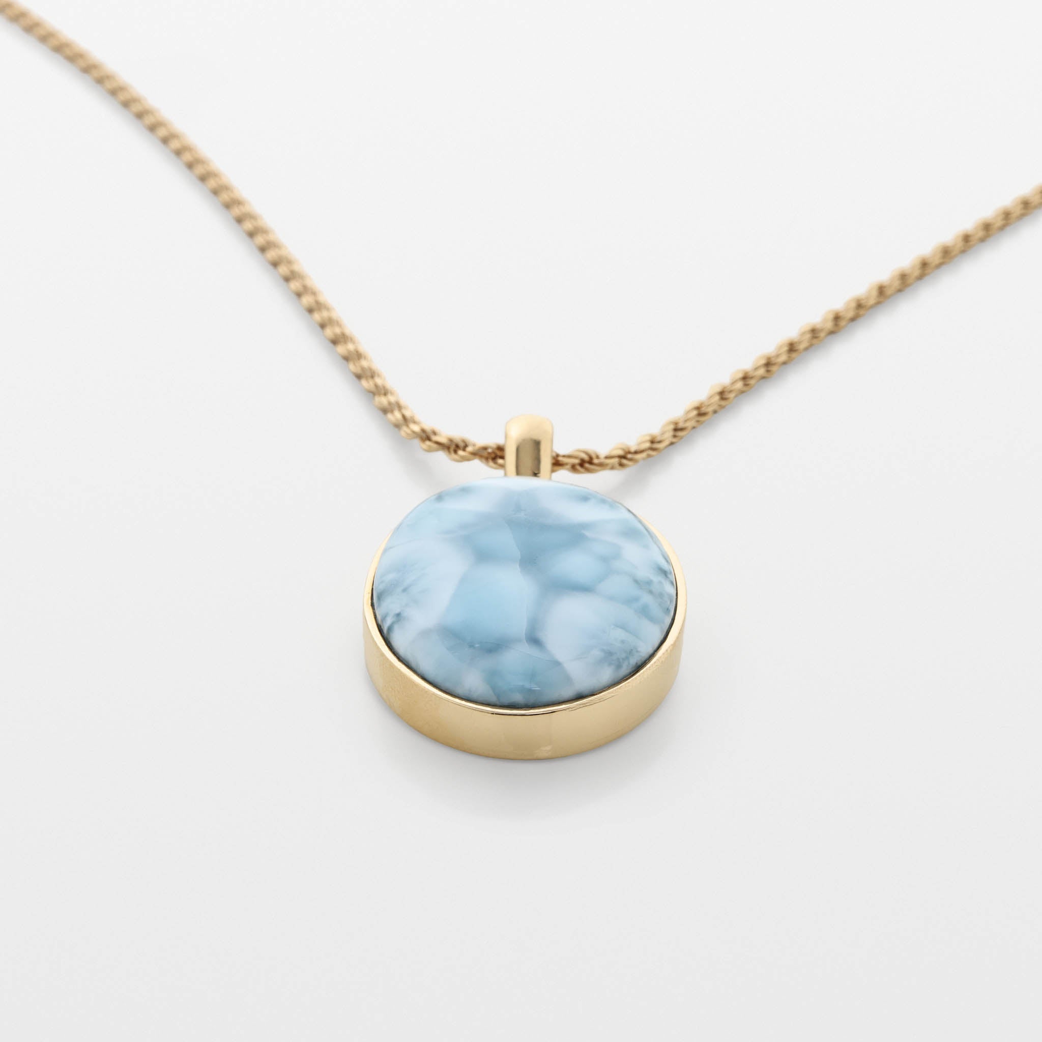Larimar Gold Vermeil Pendant Blake