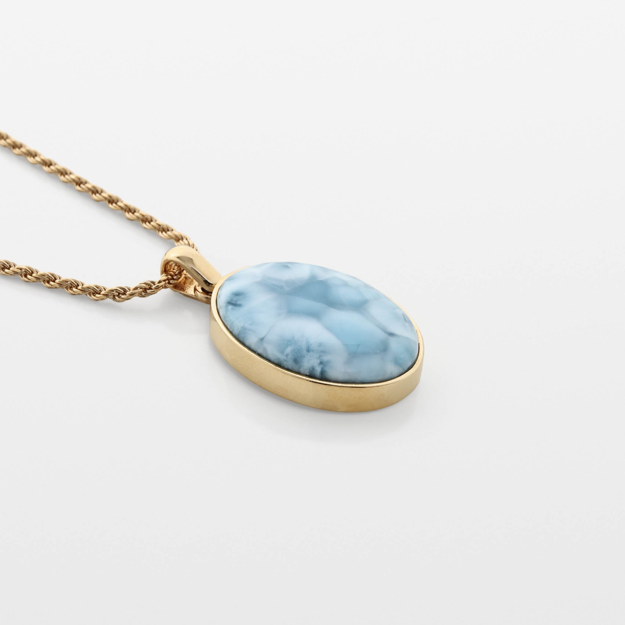 Larimar Gold Vermeil Pendant Blake