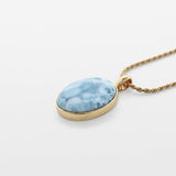 Larimar Gold Vermeil Pendant Blake