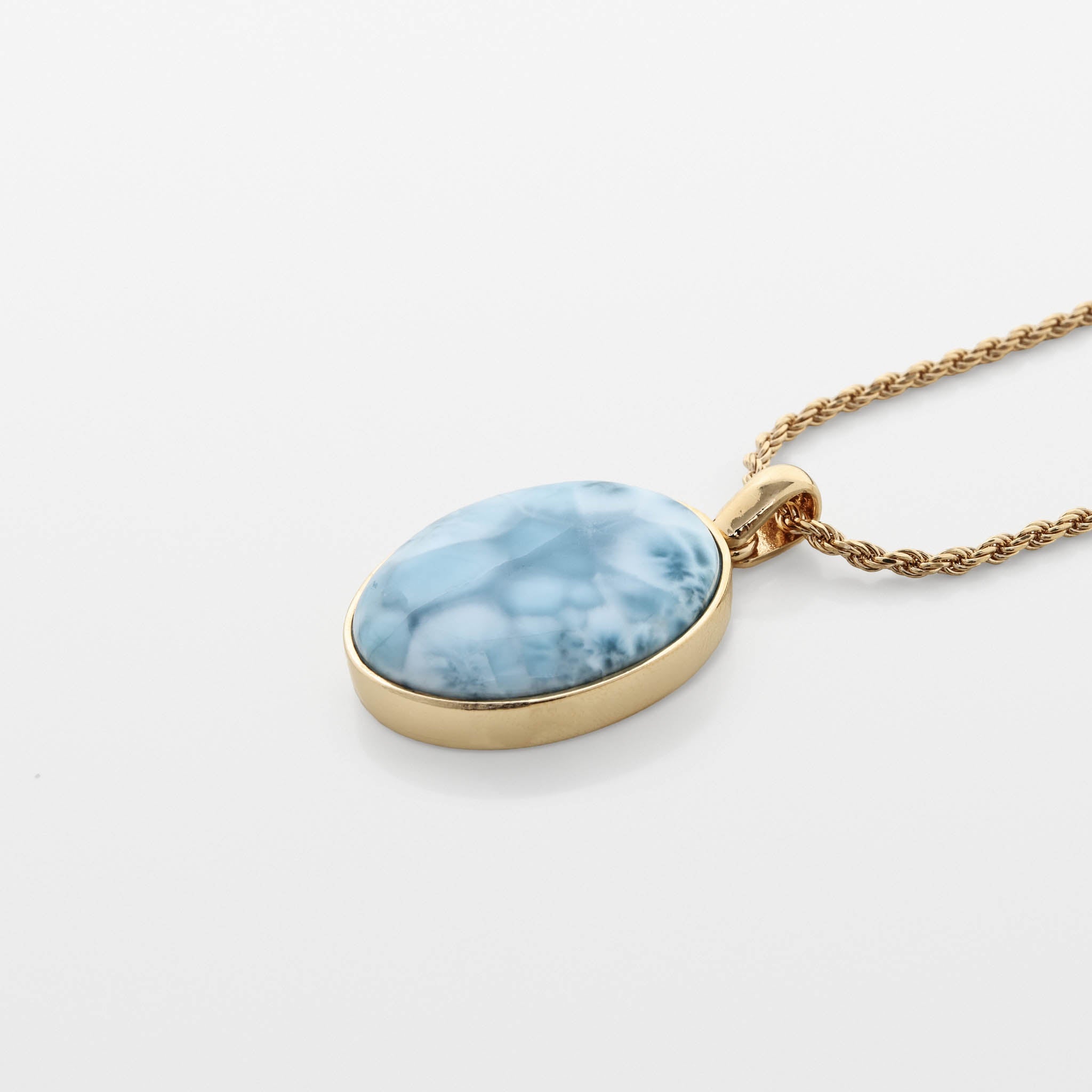 Larimar Gold Vermeil Pendant Blake